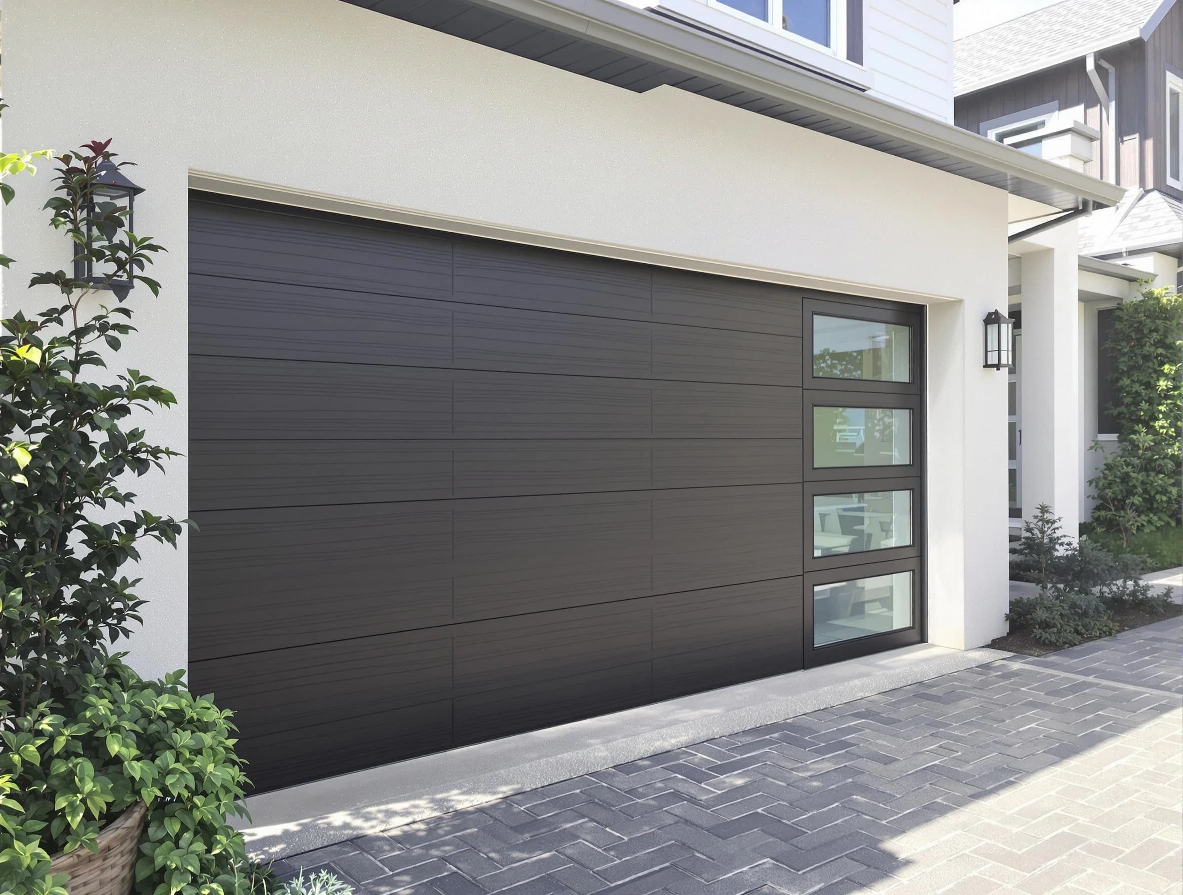 Custom garage door installation by Clarksville Garage Door Repair in Clarksville
