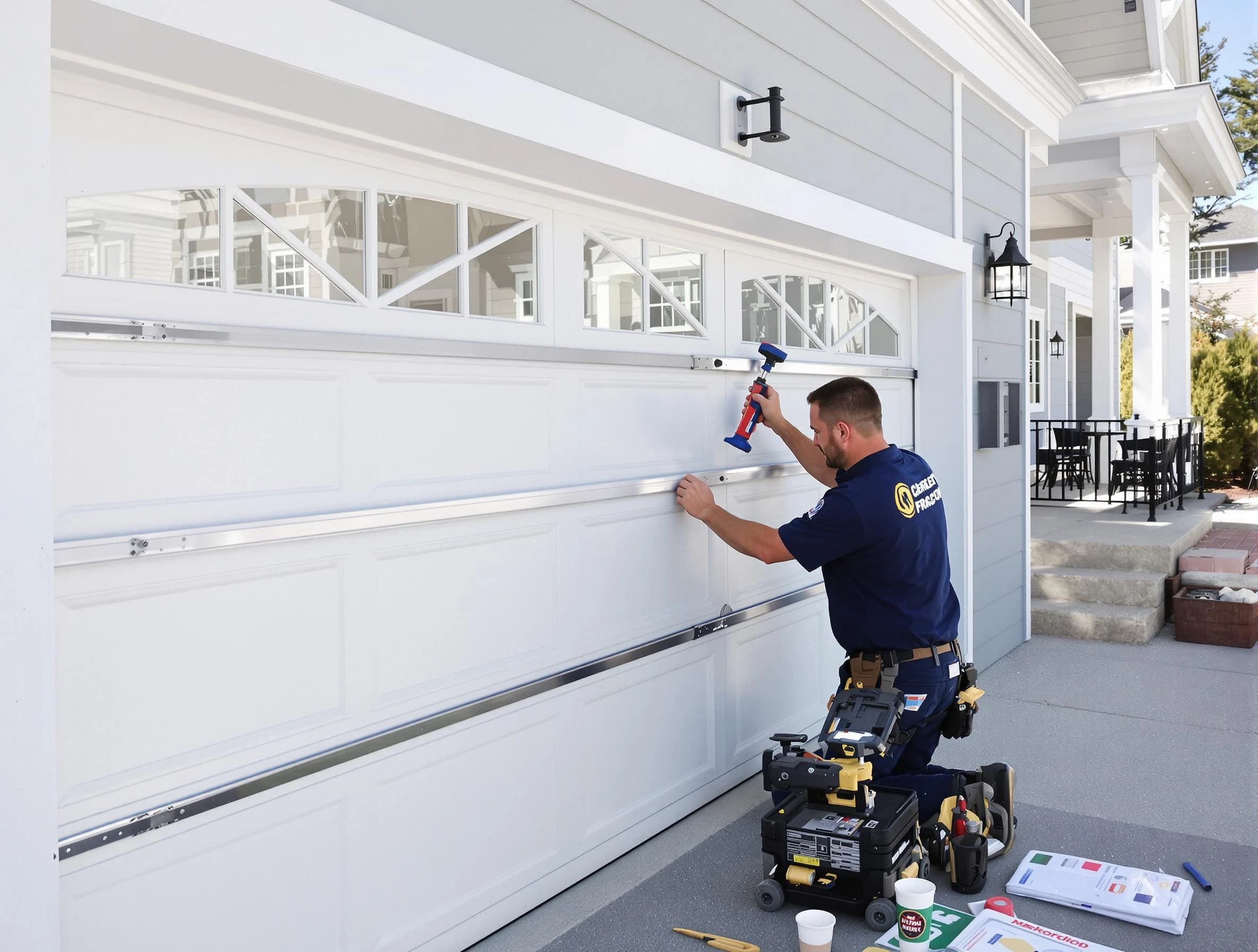 Professional garage door installation by Clarksville Garage Door Repair in Clarksville