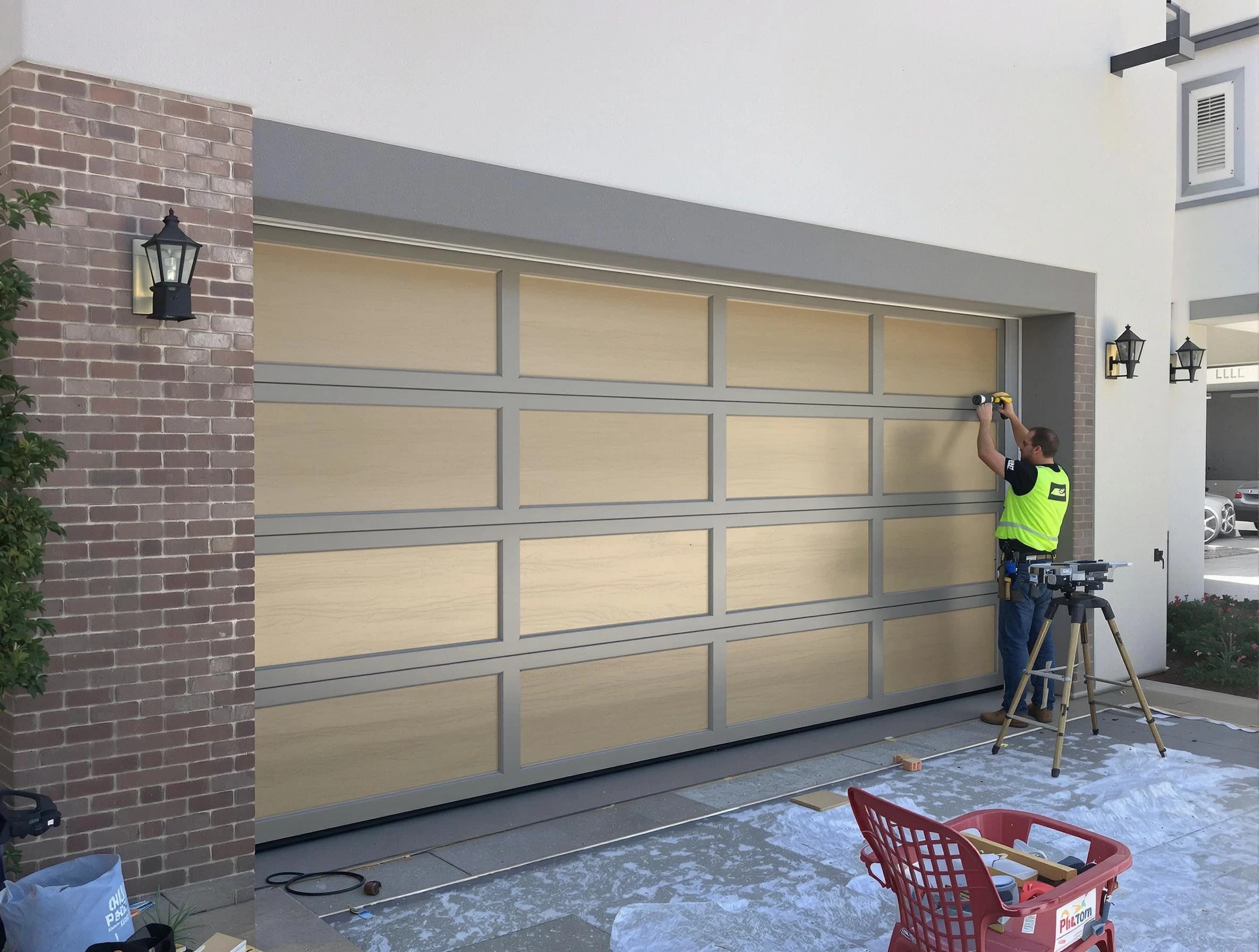 Garage door replacement service by Clarksville Garage Door Repair in Clarksville