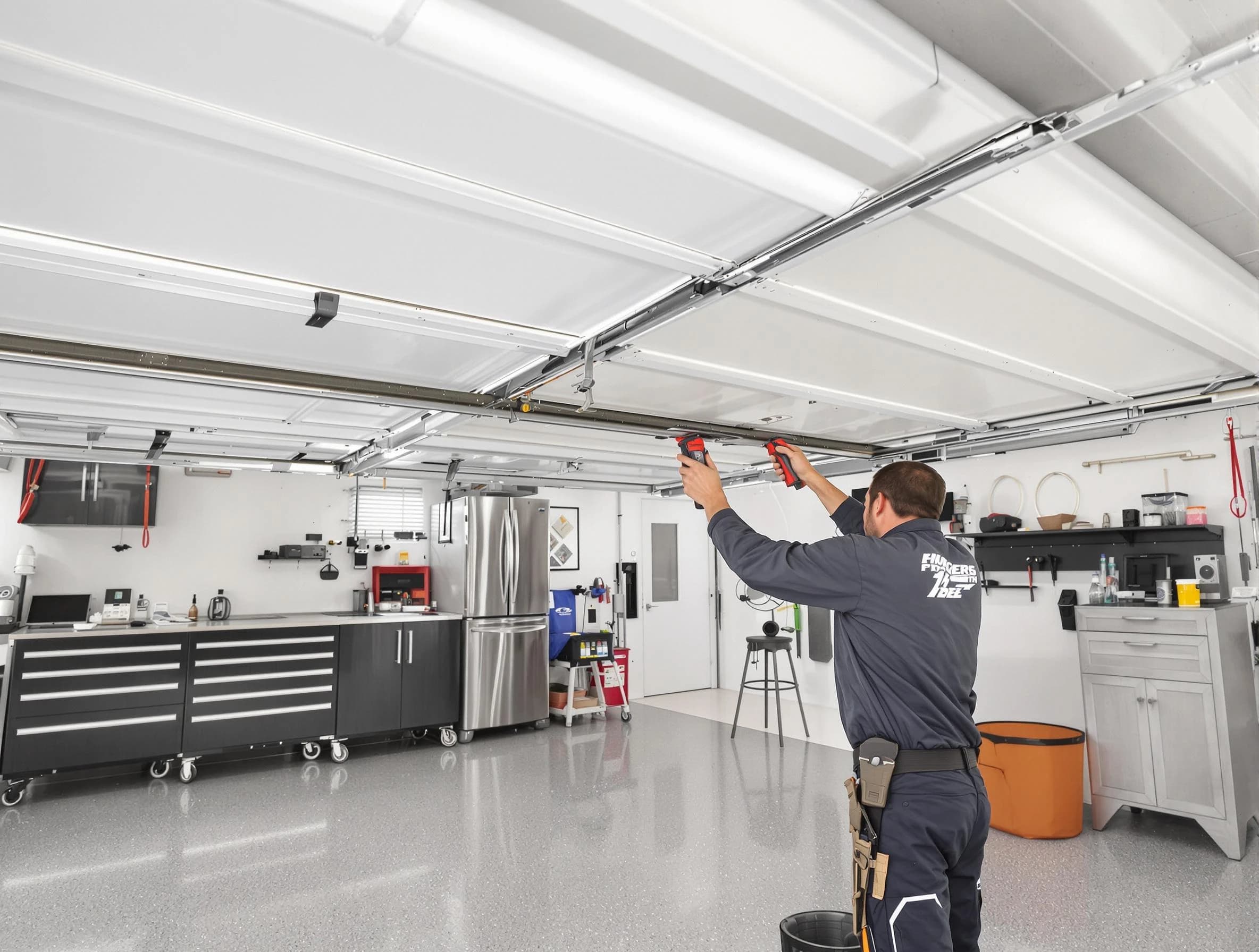 Overhead garage door repair service by Clarksville Garage Door Repair in Clarksville