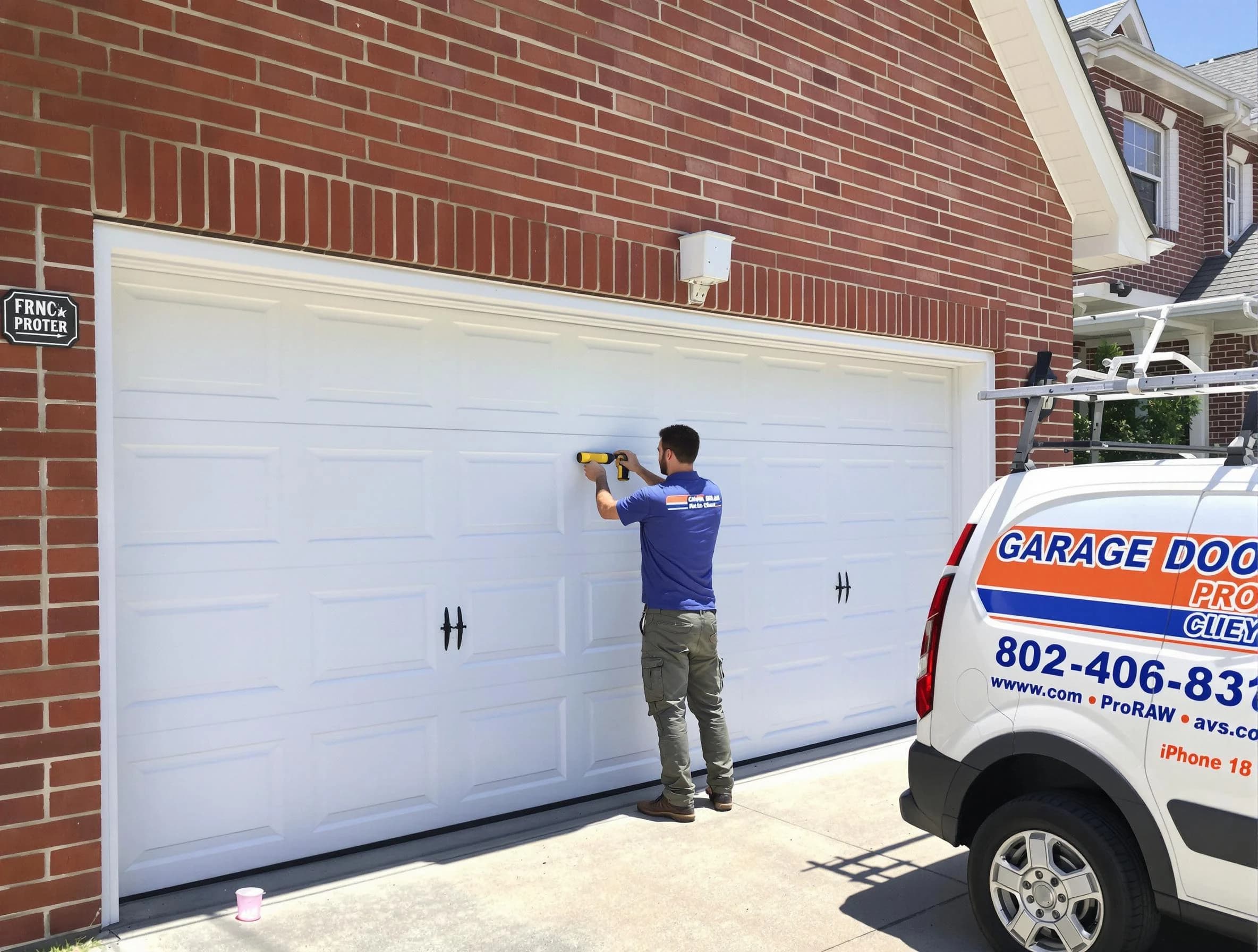Local garage door repair service by Clarksville Garage Door Repair in Clarksville