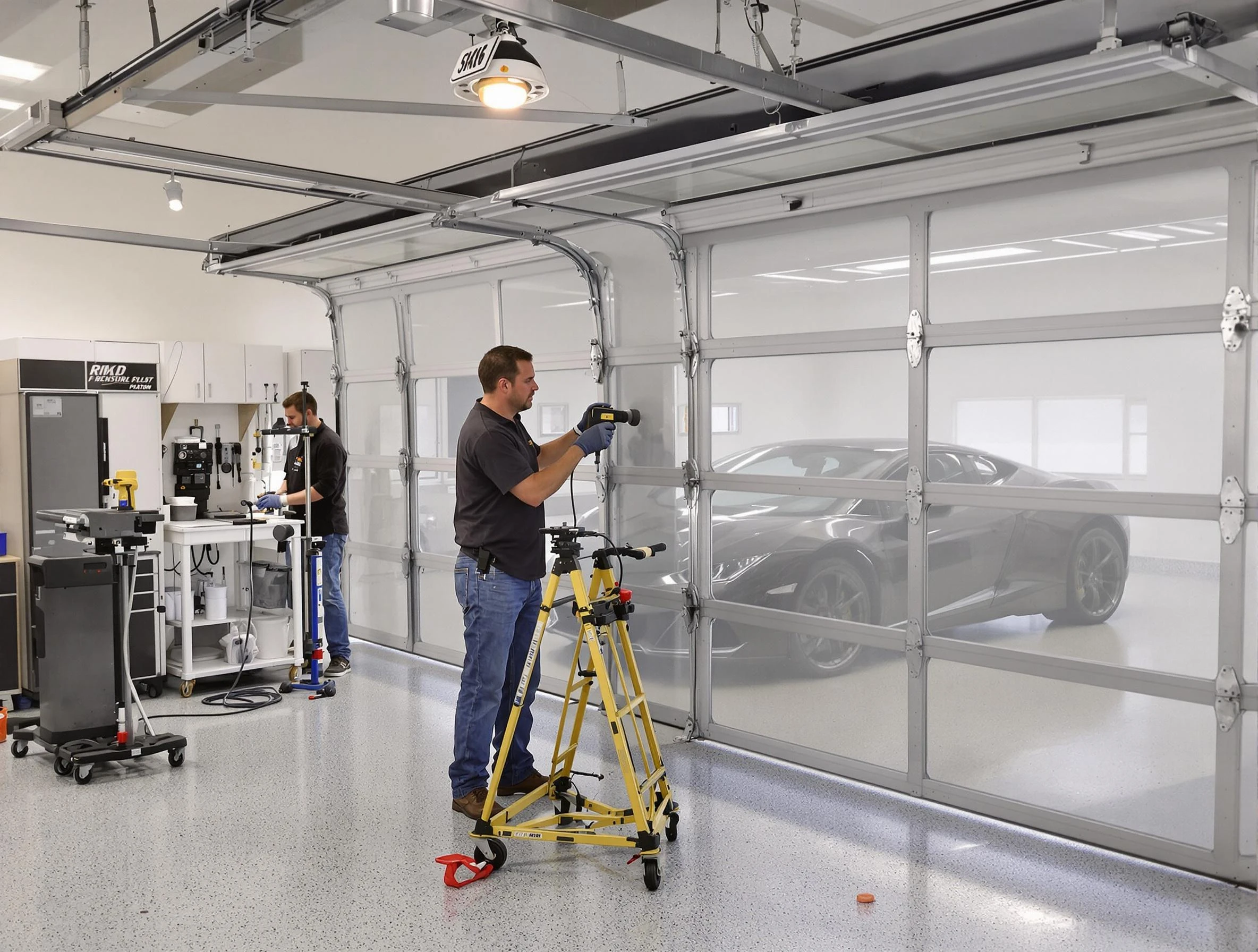 Garage Door Dents Repair in Clarksville