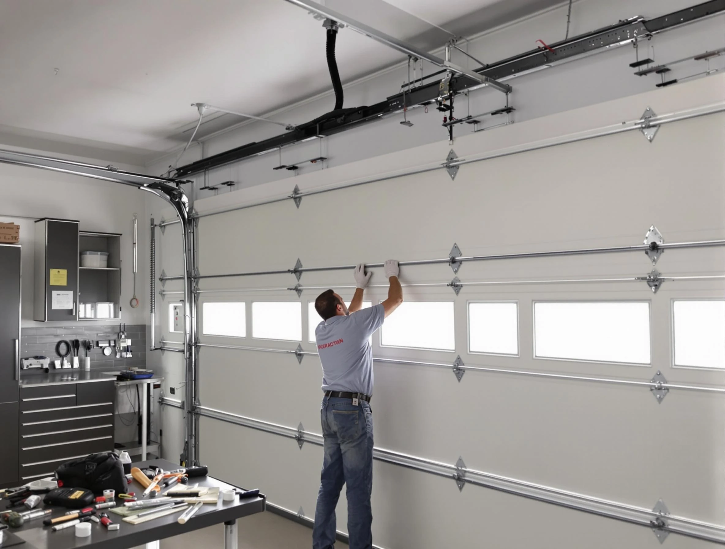 Garage Door Track Repair in Clarksville
