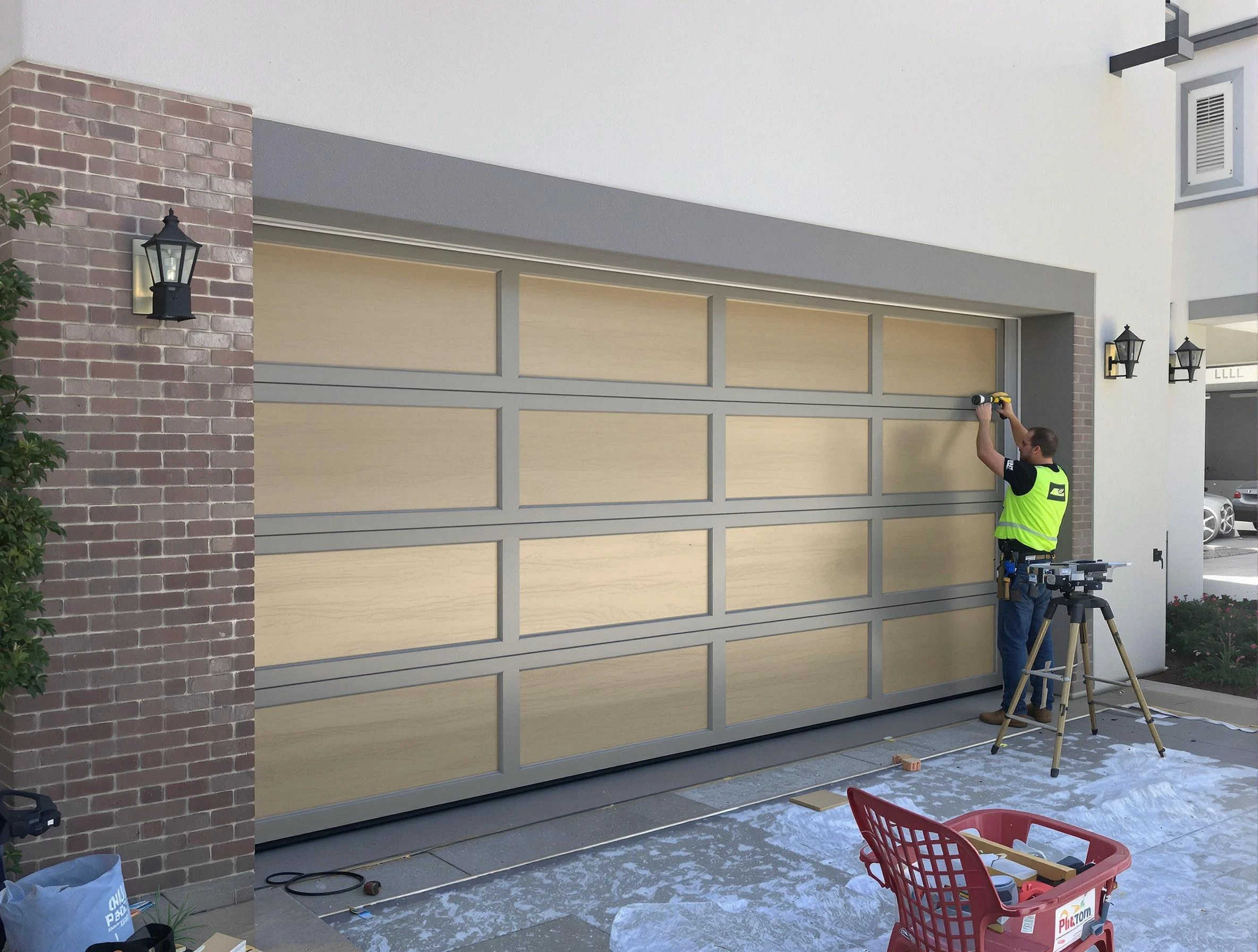 Garage door replacement service by Clarksville Garage Door Repair in Clarksville